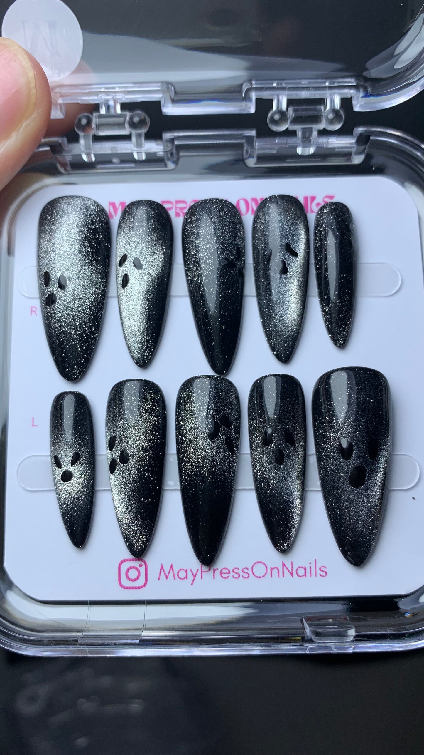 Autumn press-on nails M14