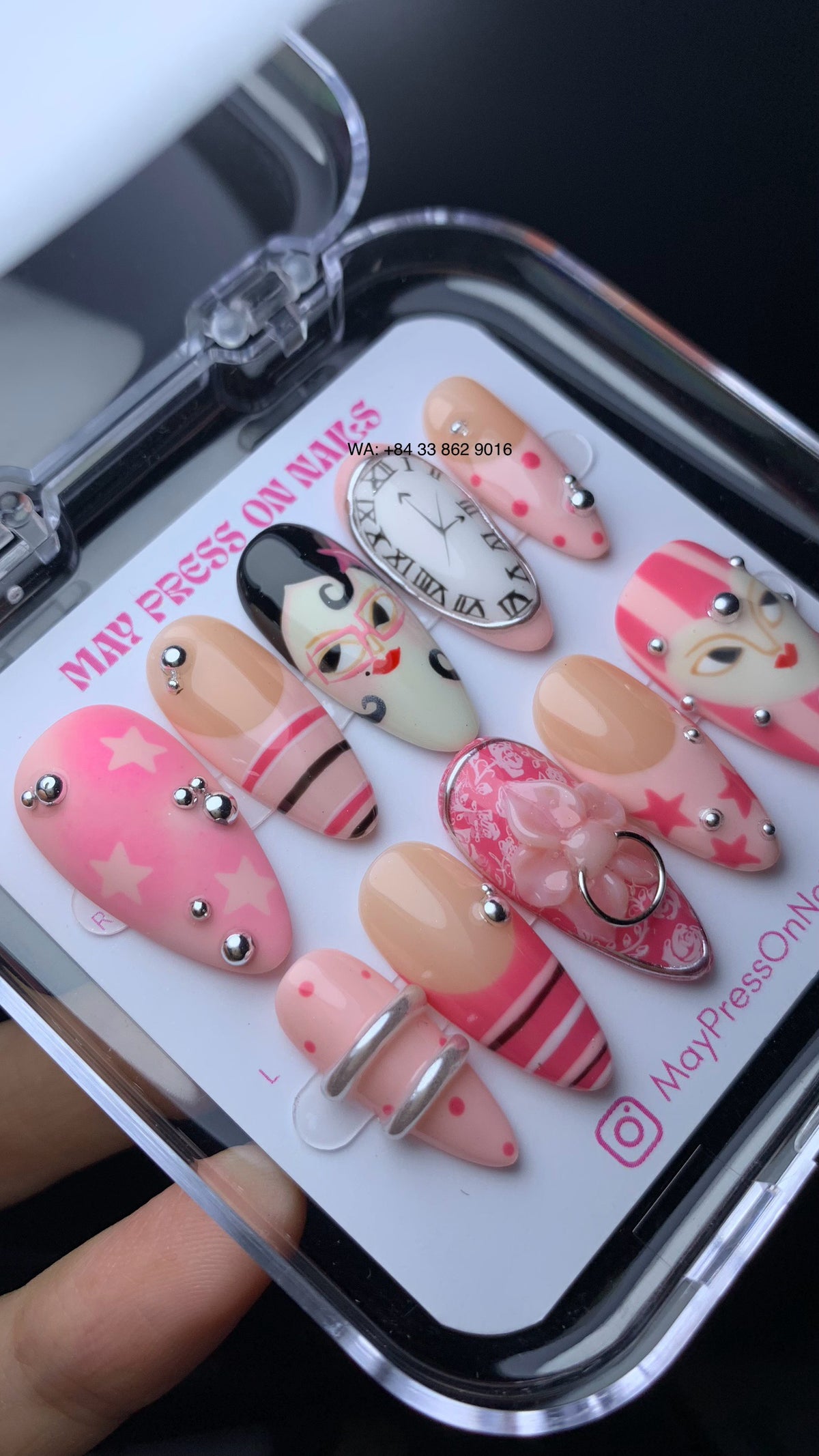 Y2k press on nails 05