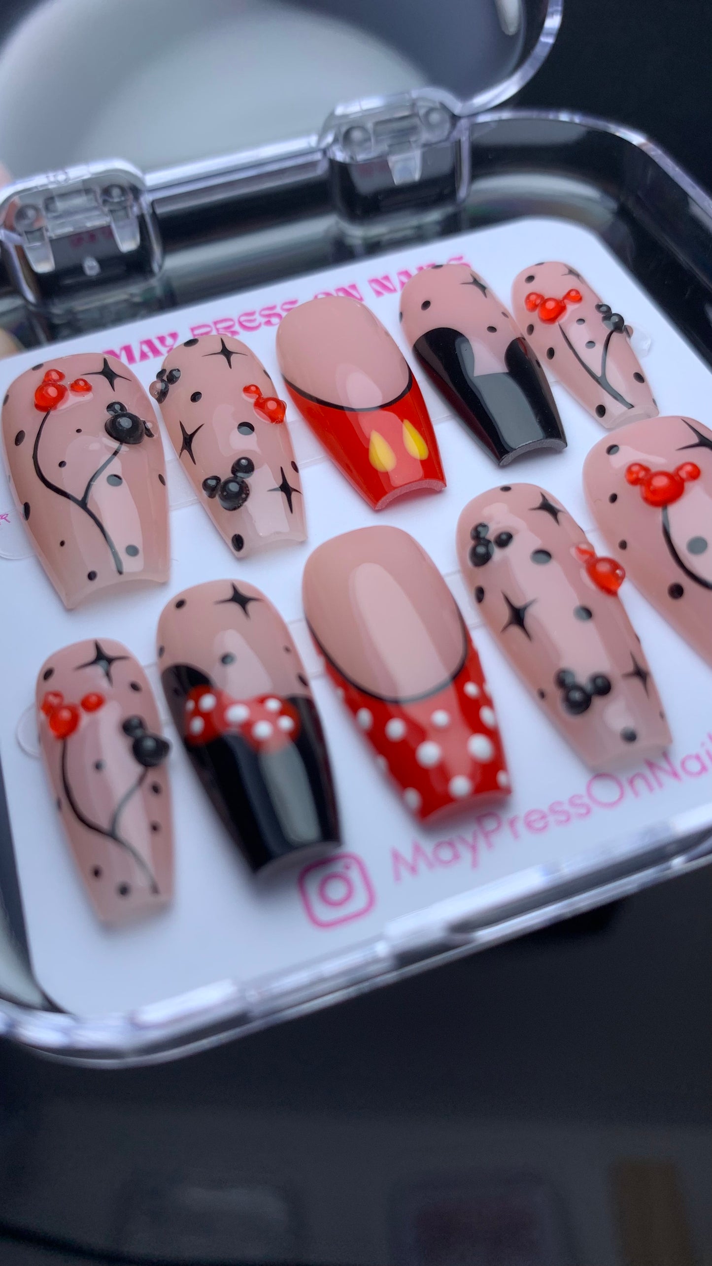 Autumn press-on nails M14