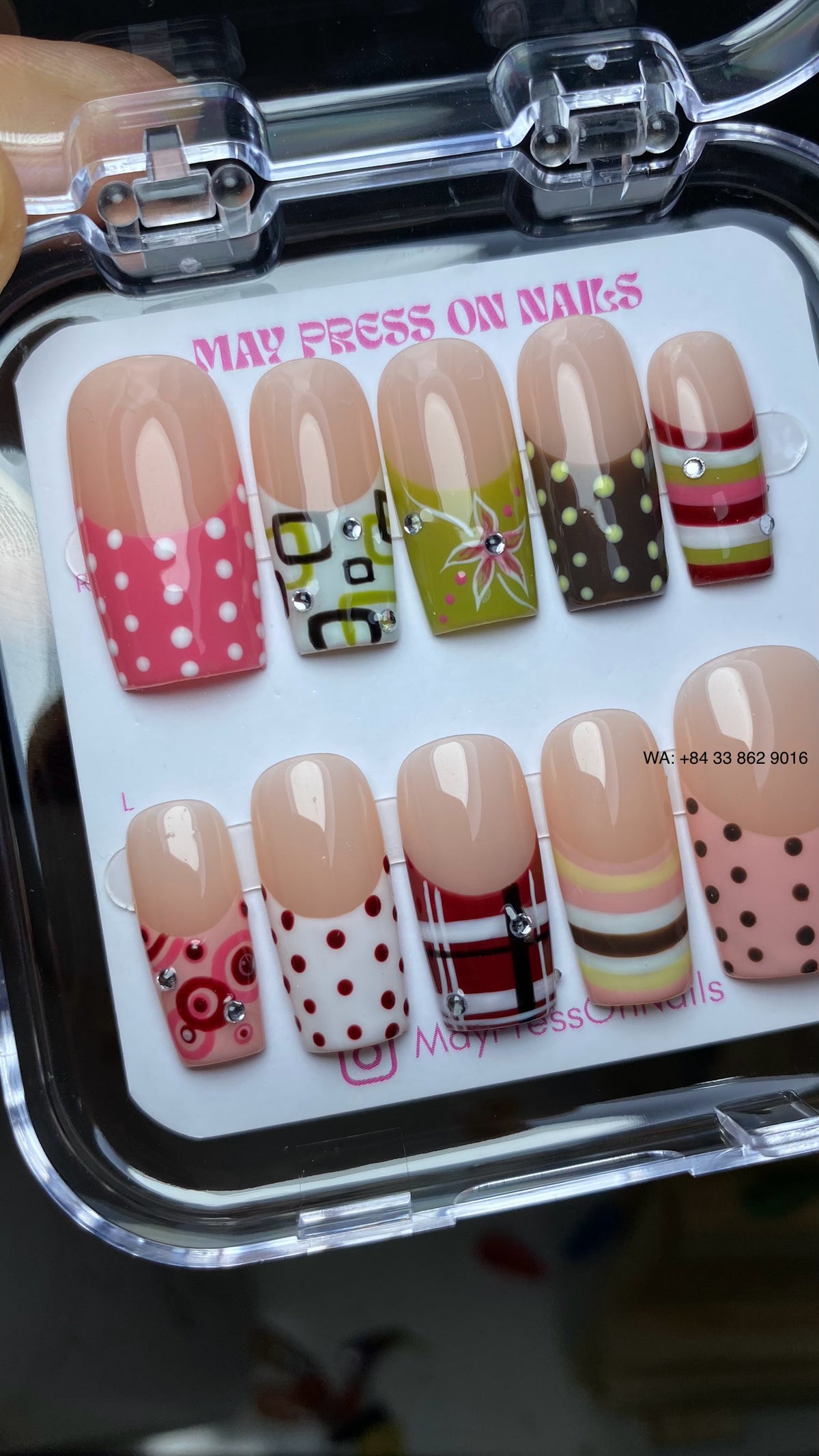Y2k press on nails 04