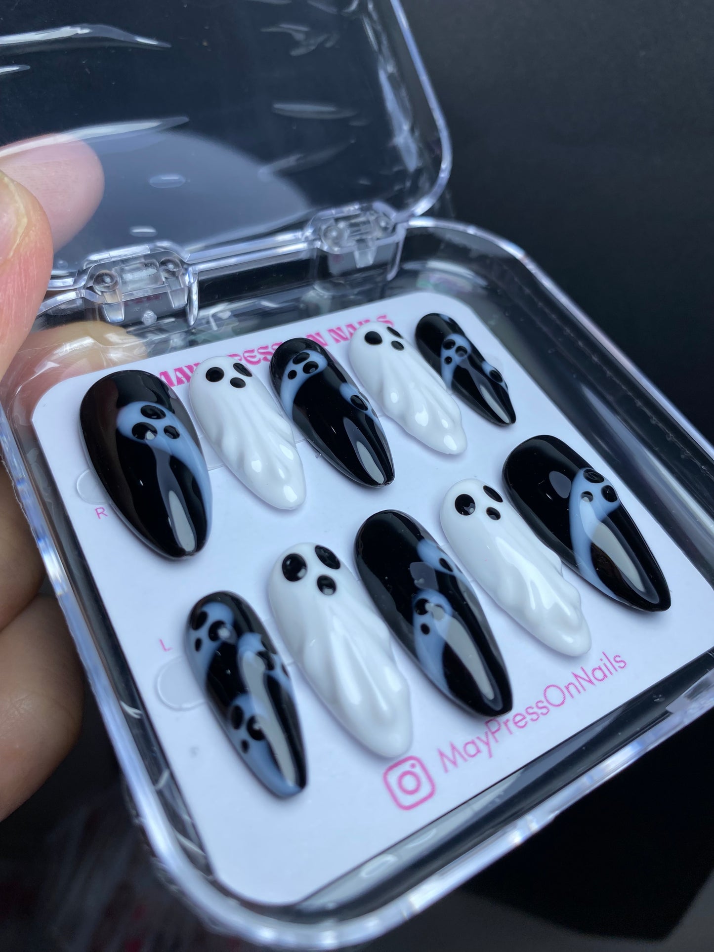 Autumn press-on nails M14