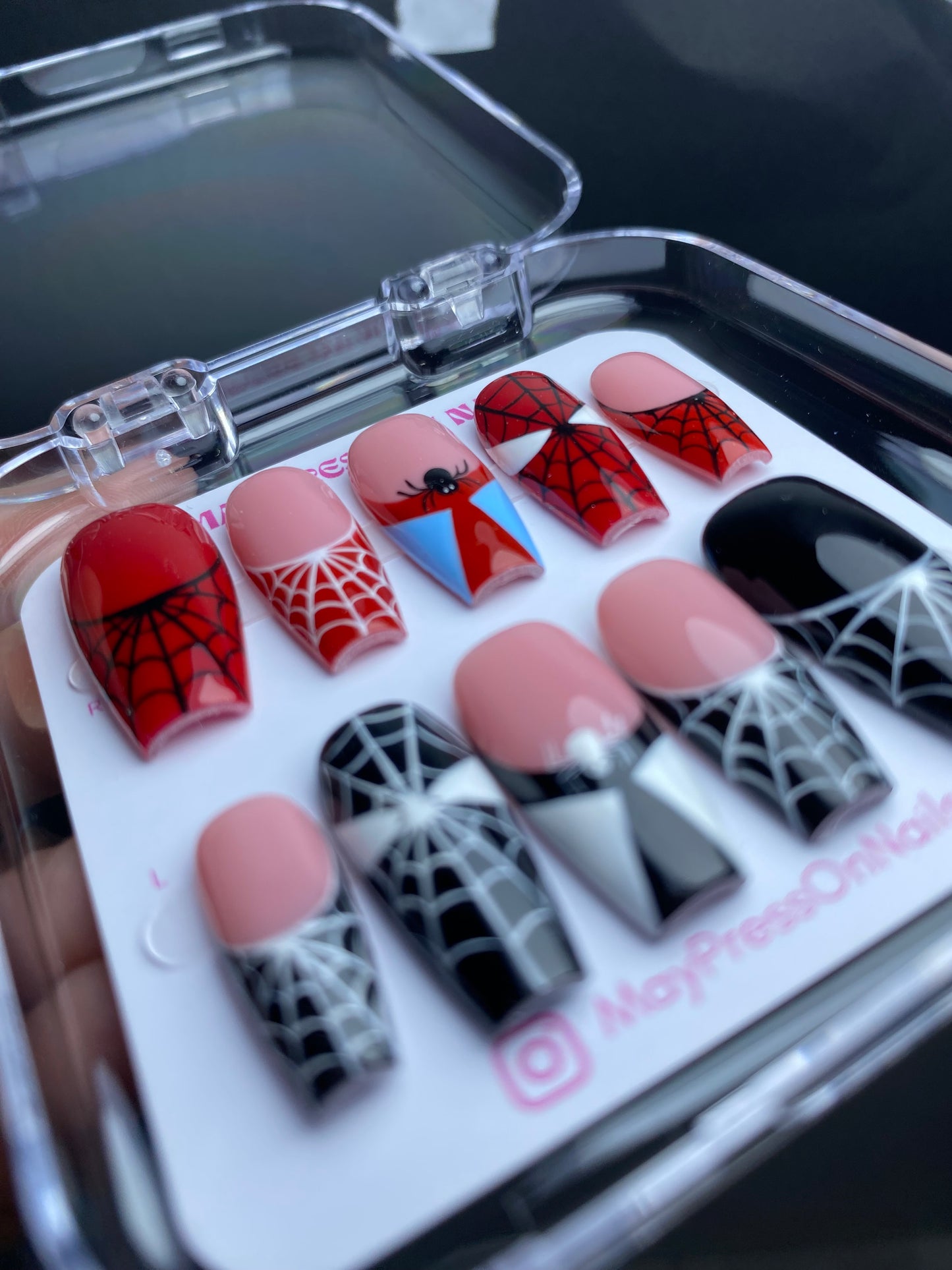 Autumn press-on nails M14