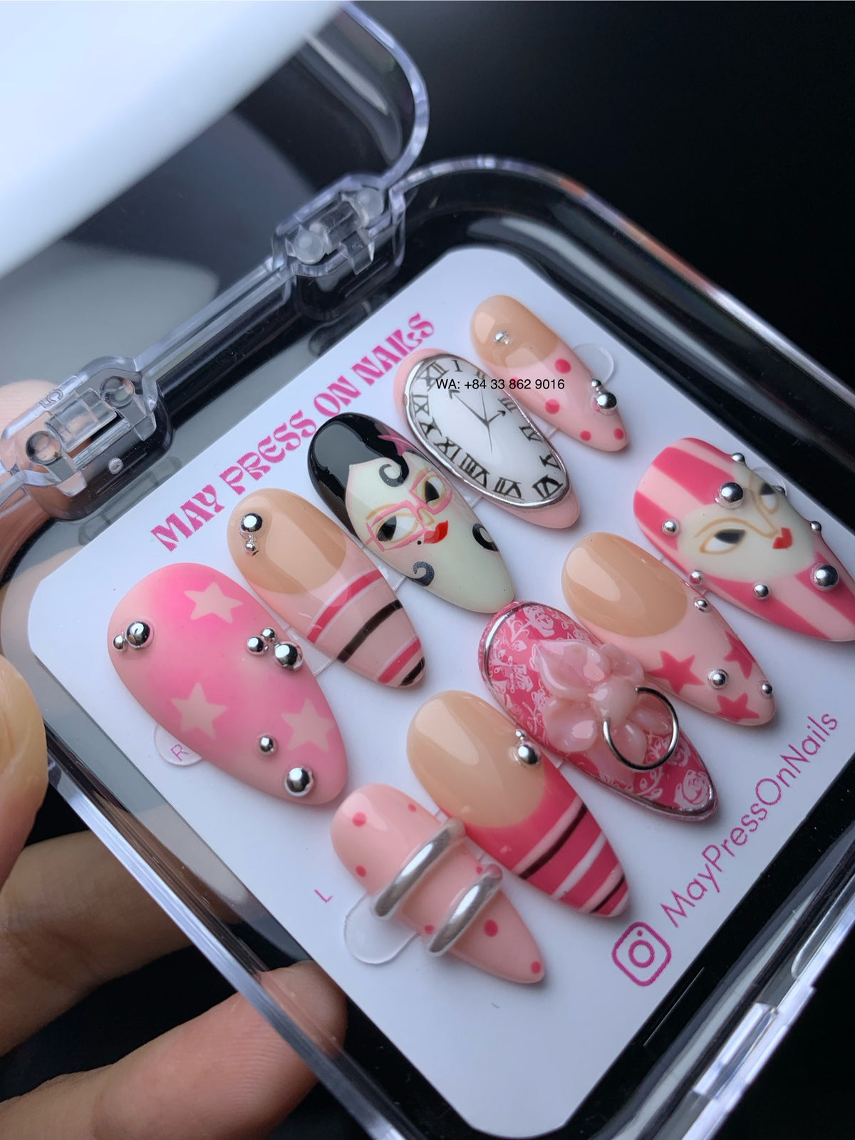 Y2k press on nails 05