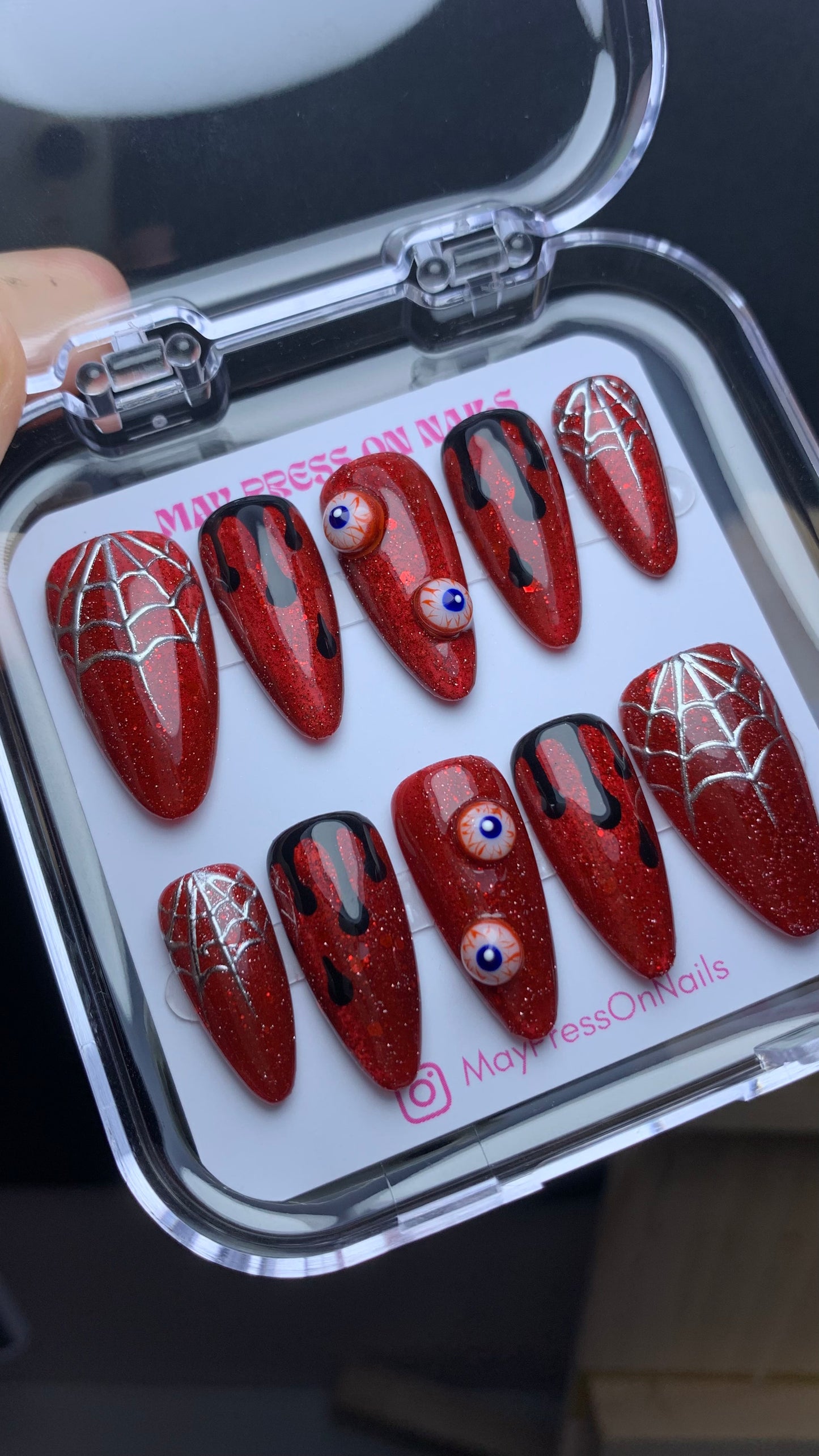Autumn press-on nails M14