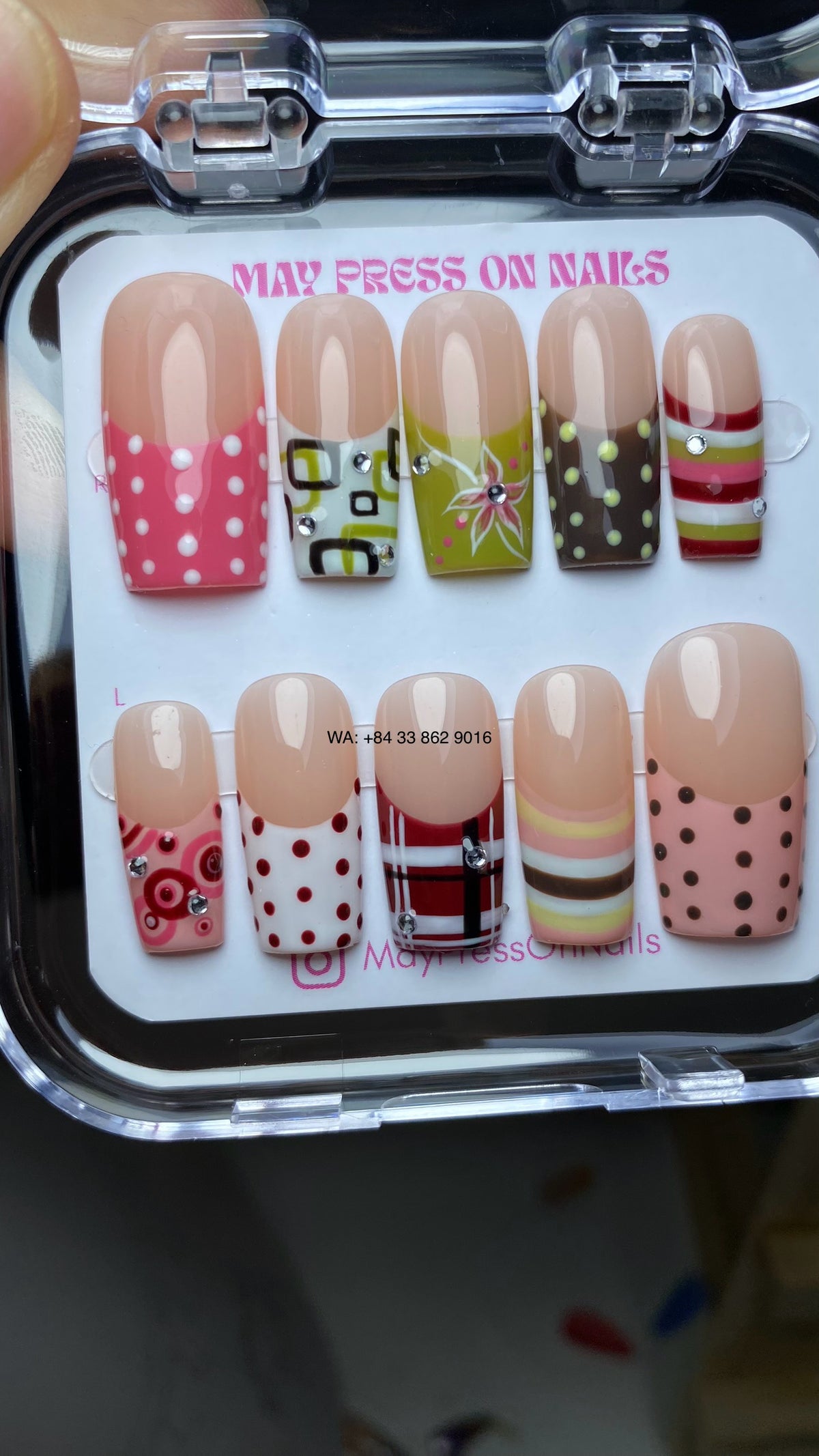 Y2k press on nails 04