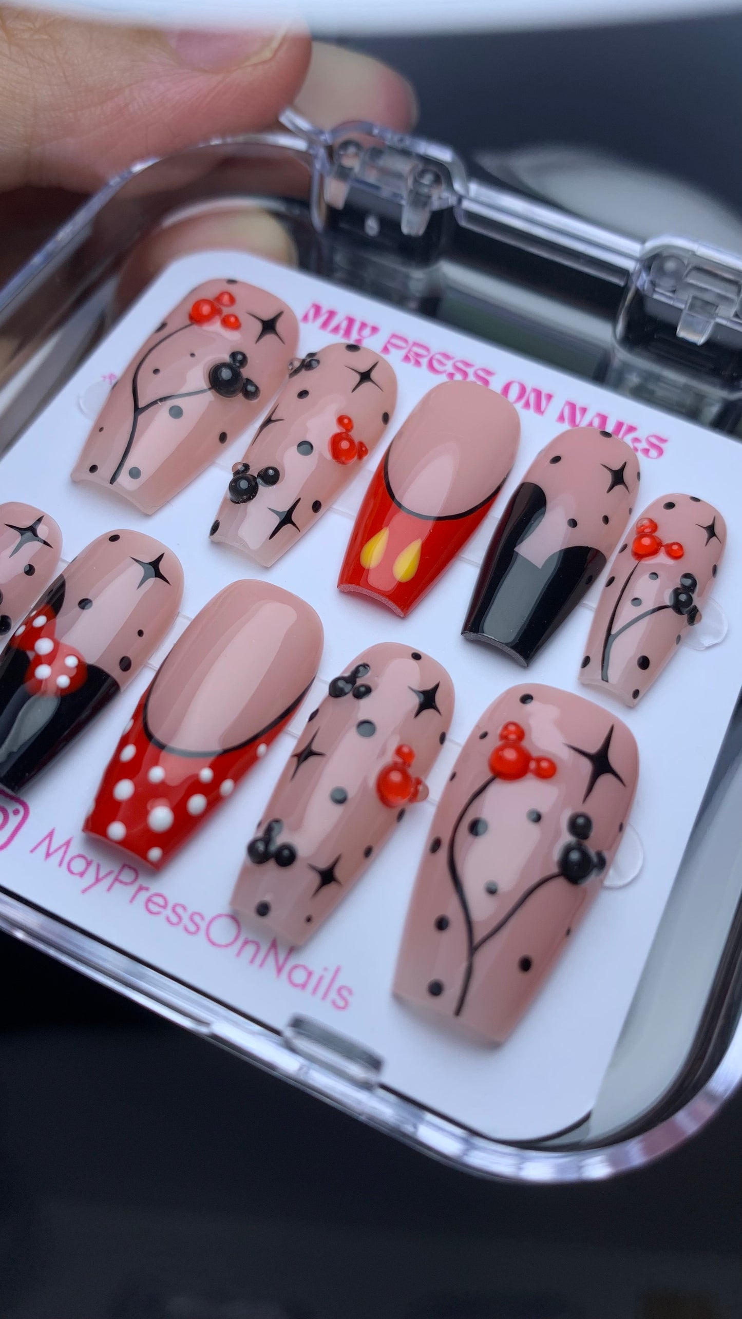 Autumn press-on nails M14