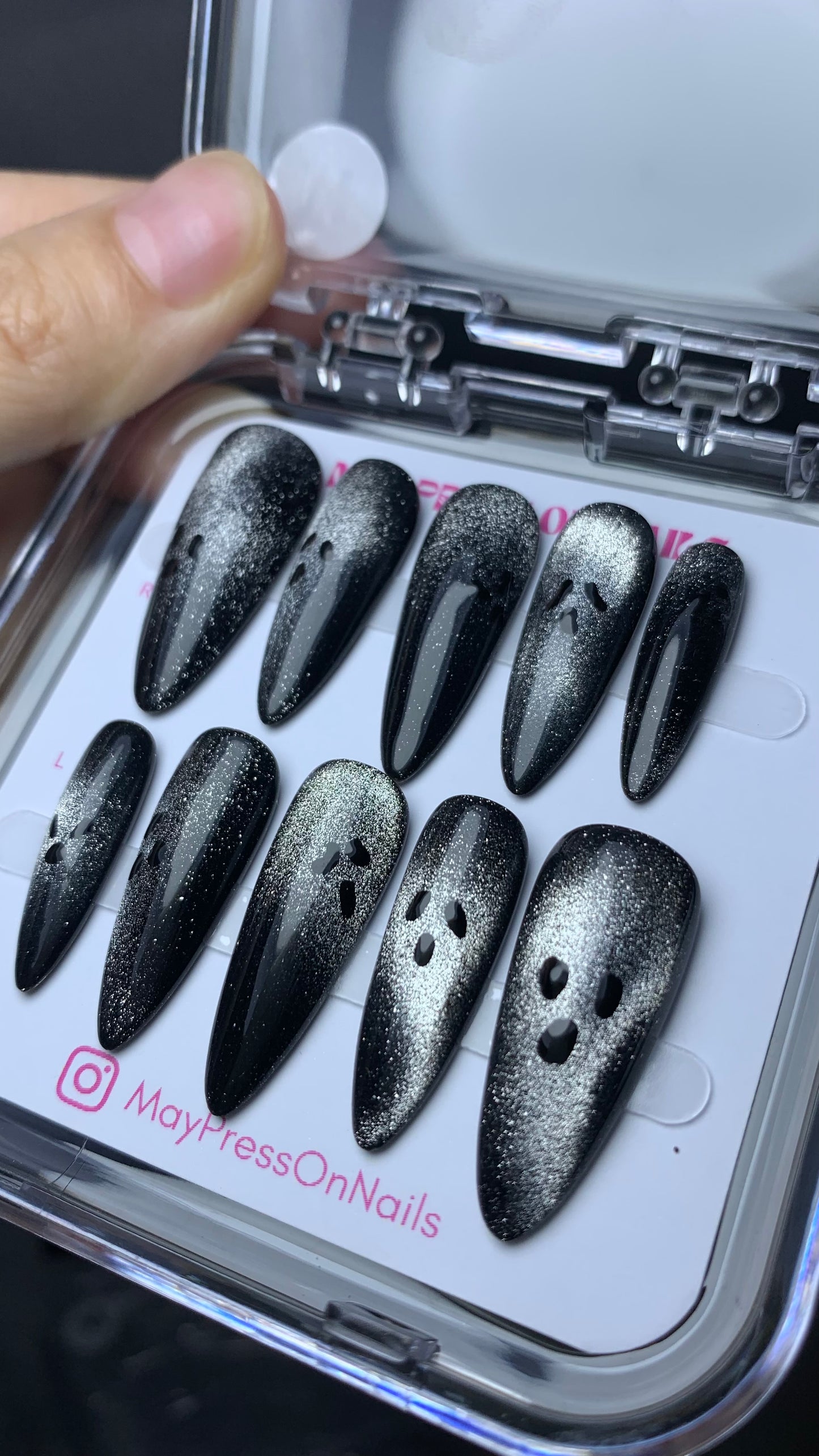 Autumn press-on nails M14