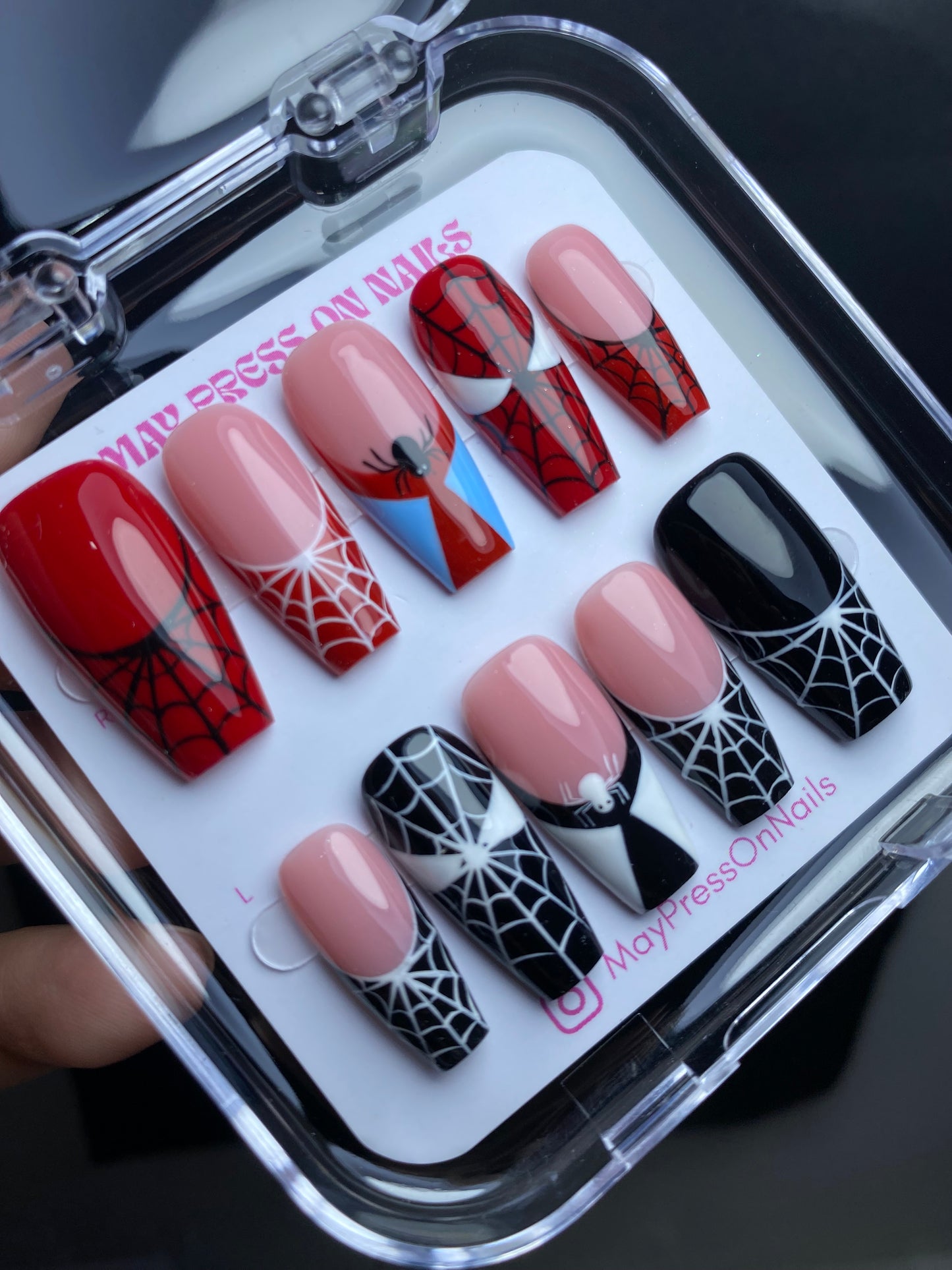 Autumn press-on nails M14