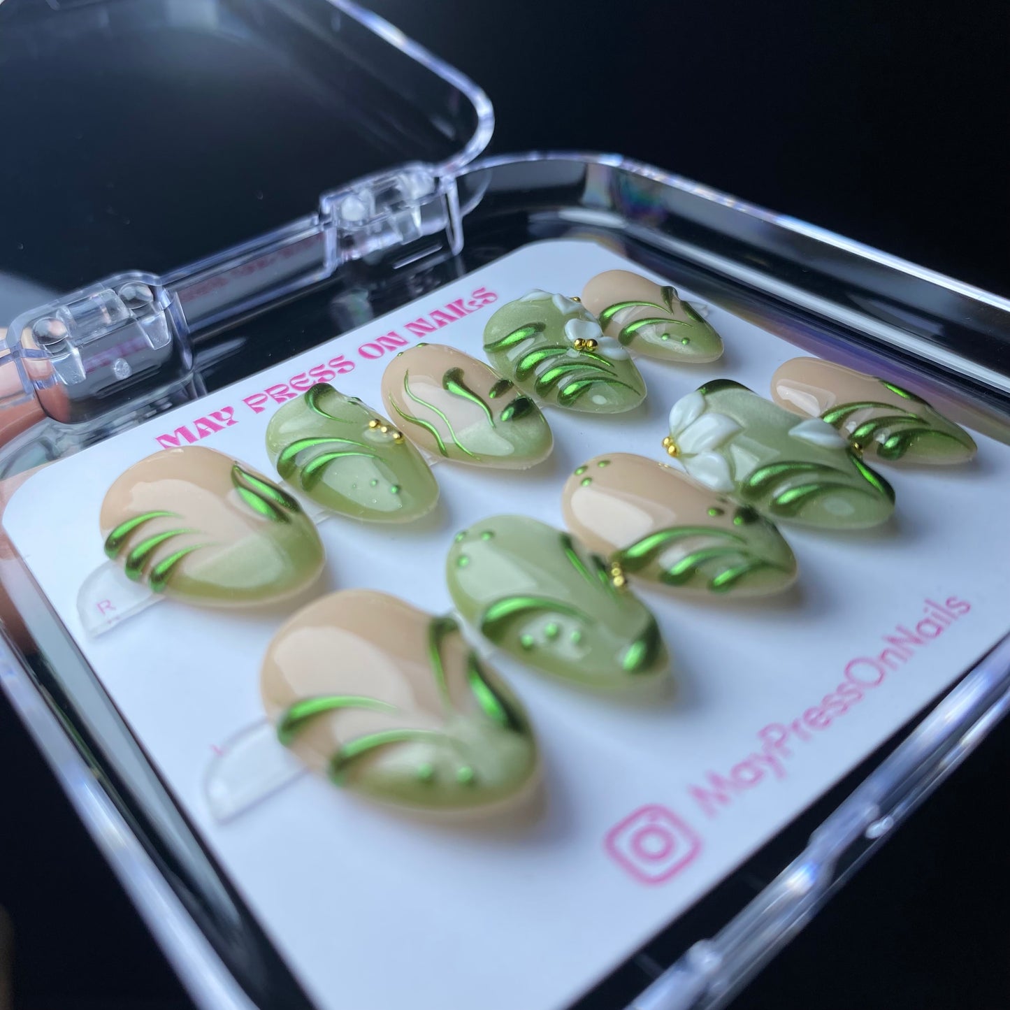 3D Summer Press-On Nails M116