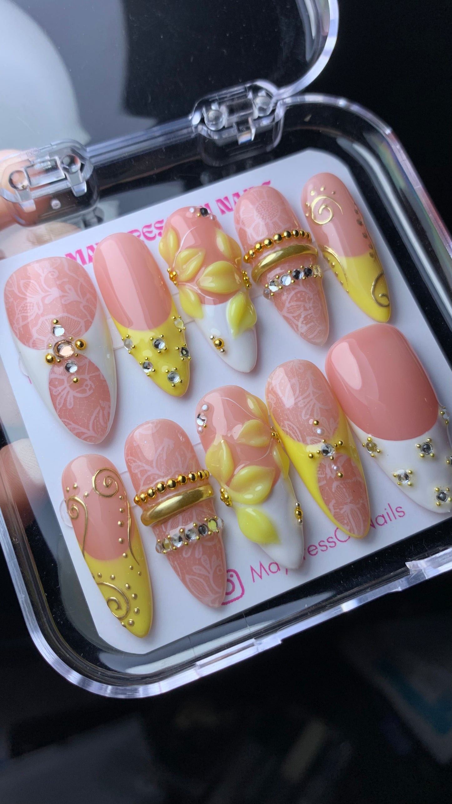 3D Summer Press-On Nails M05