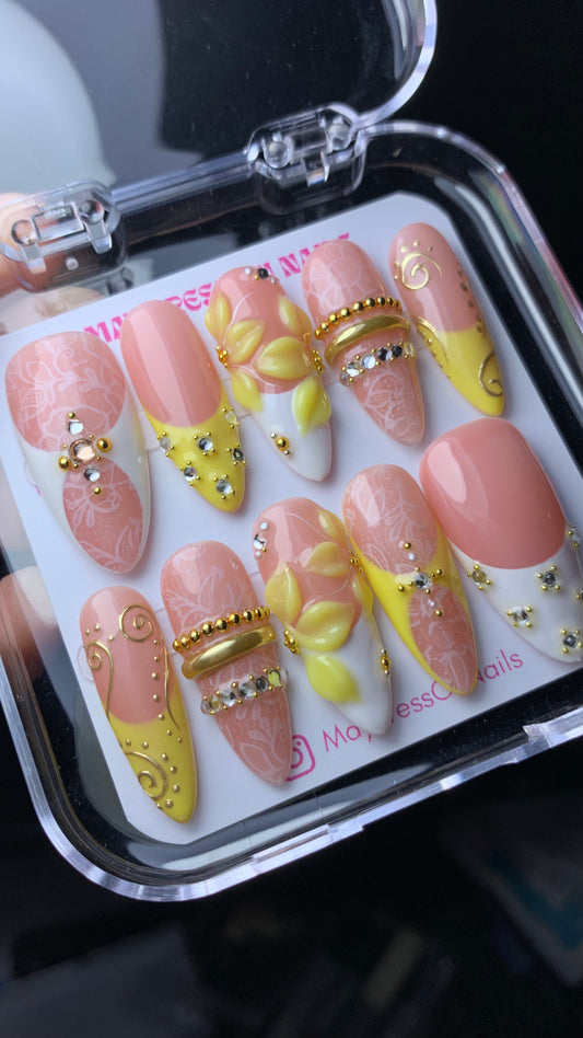 3D Summer Press-On Nails M05