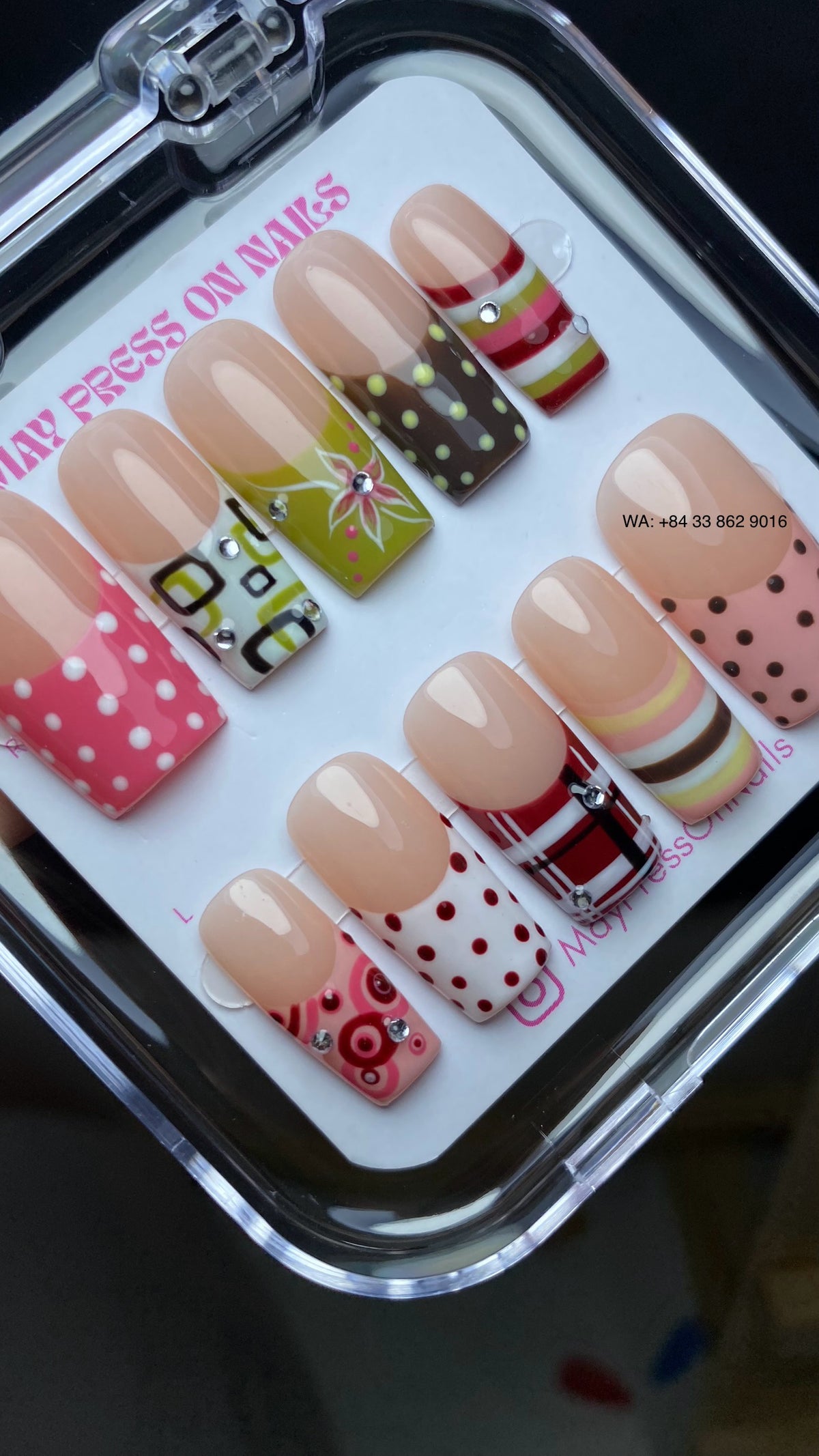 Y2k press on nails 04