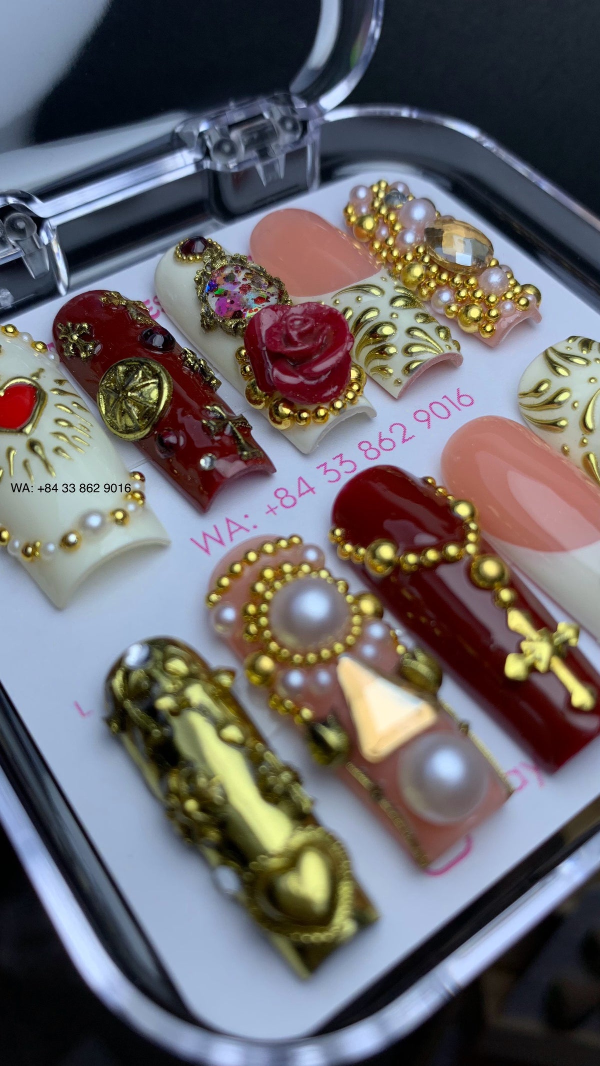 Baroque press on nails 01