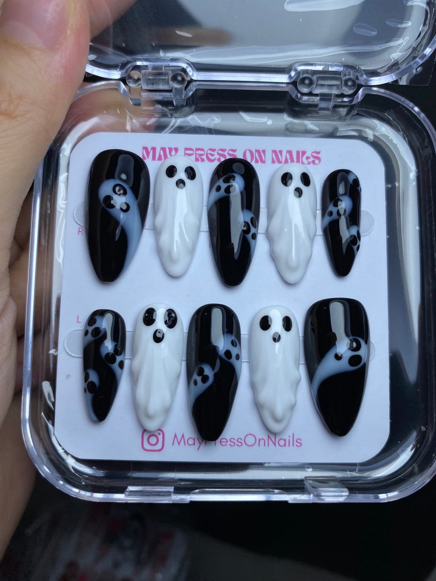 Autumn press-on nails M14