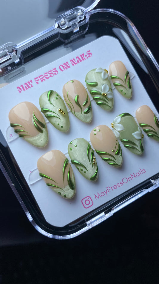 3D Summer Press-On Nails M116
