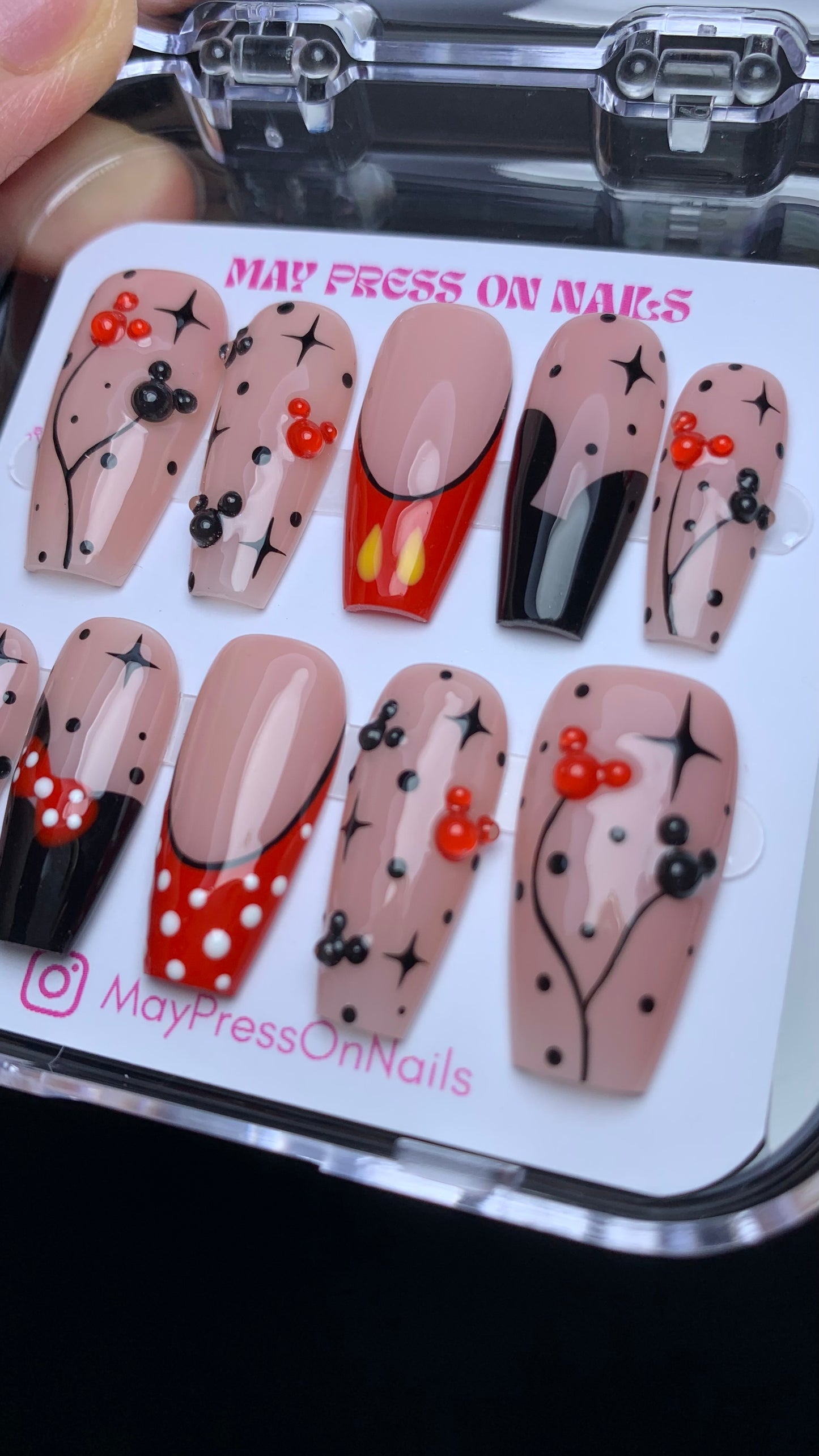 Autumn press-on nails M14