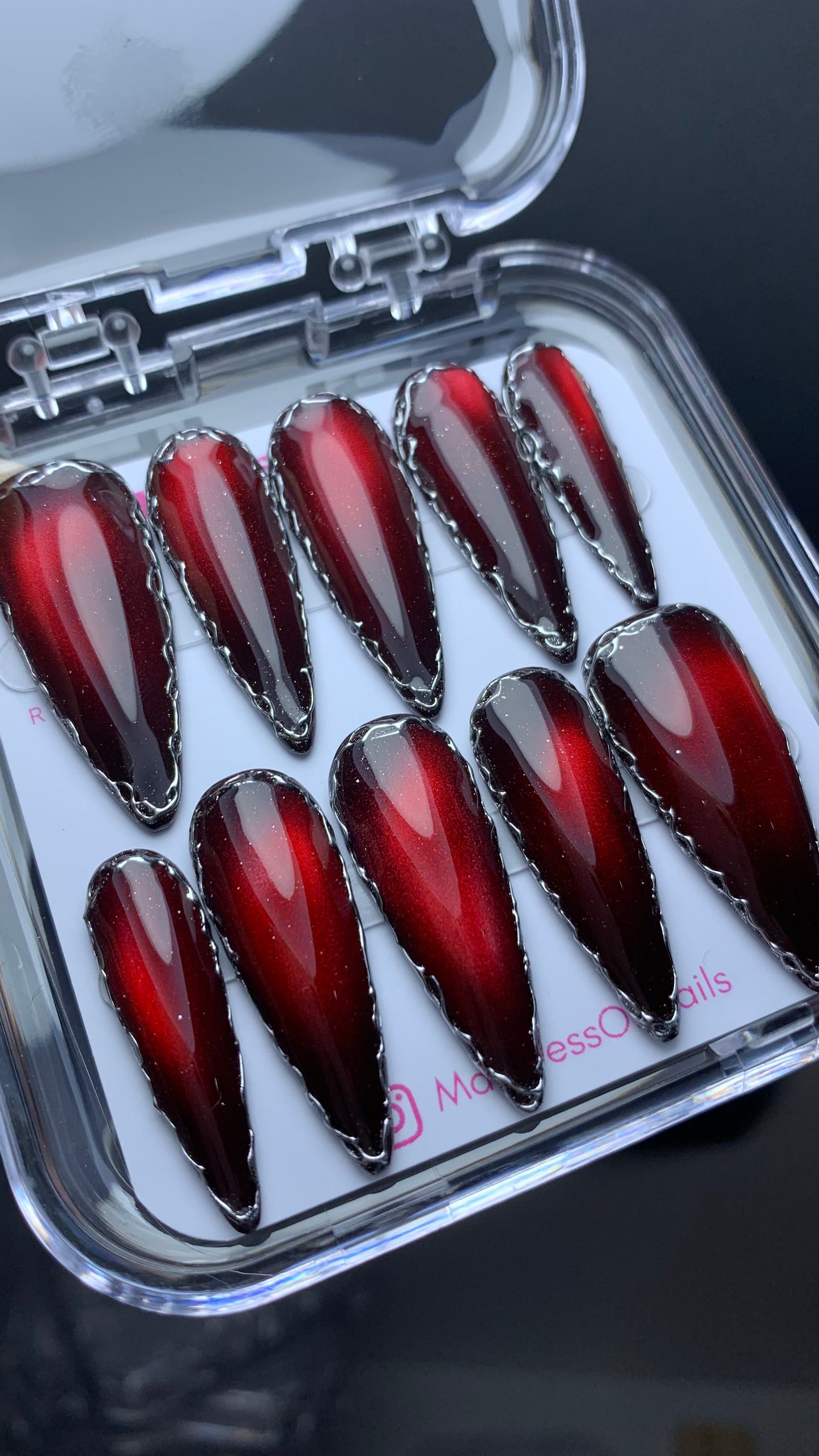 Autumn press-on nails M14