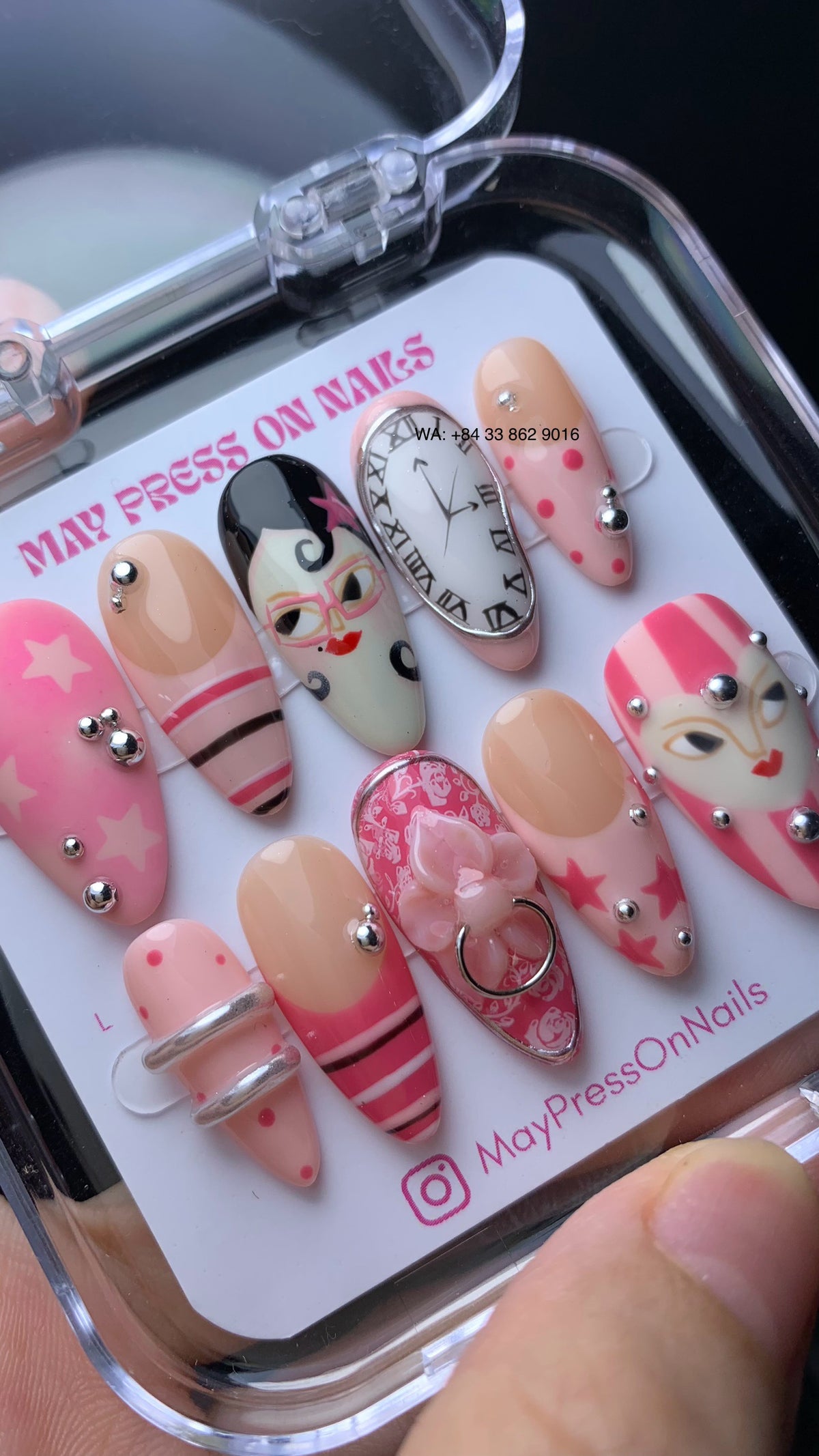 Y2k press on nails 05