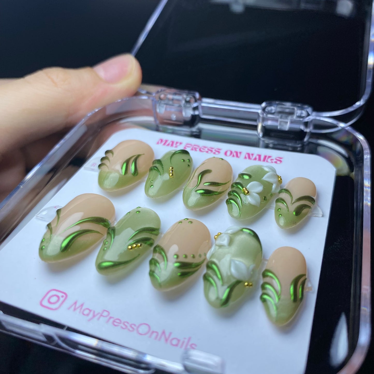 3D Summer Press-On Nails M116