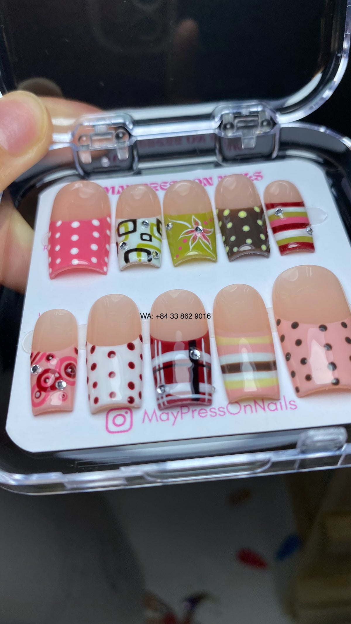 Y2k press on nails 04