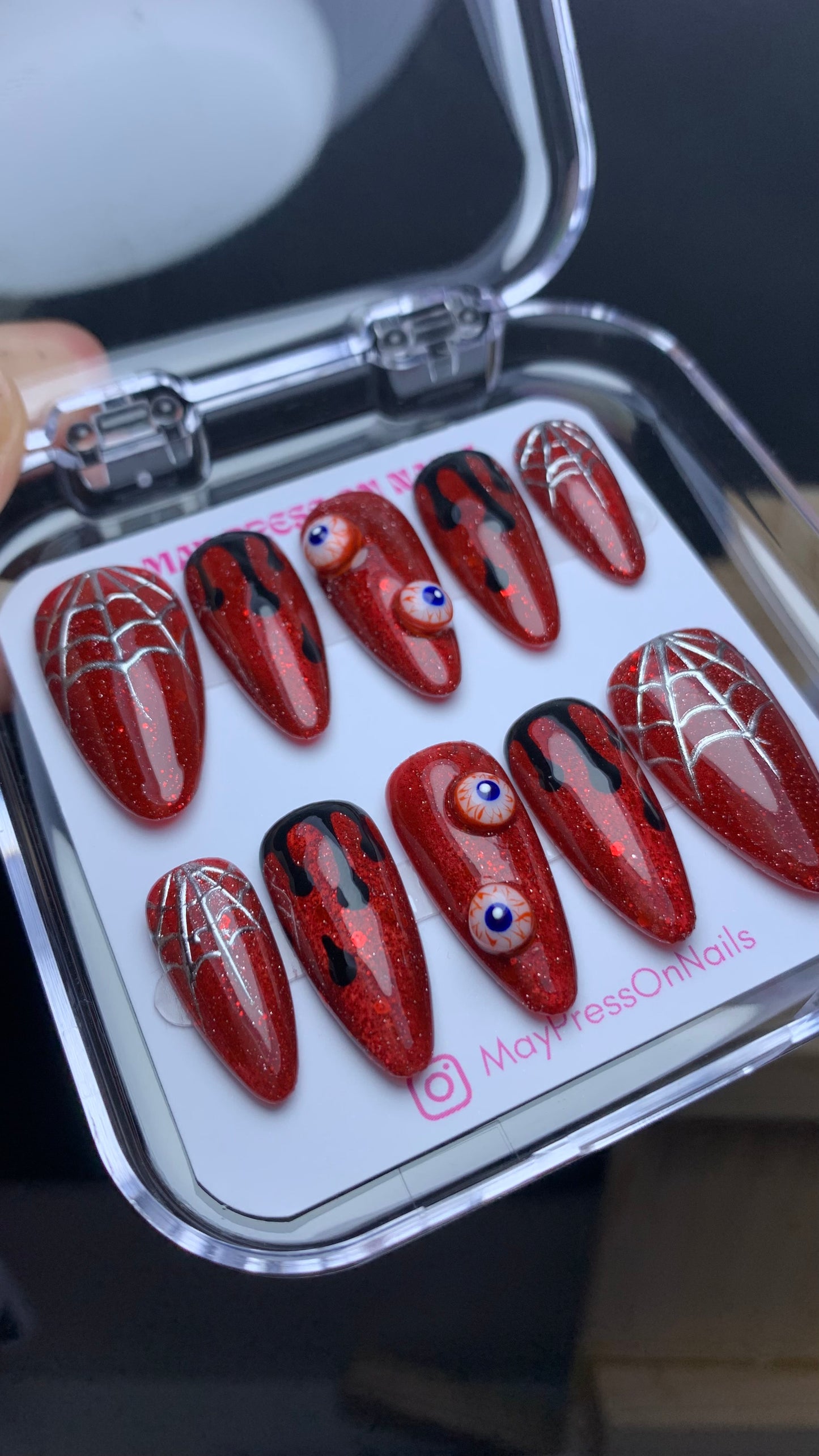 Autumn press-on nails M14