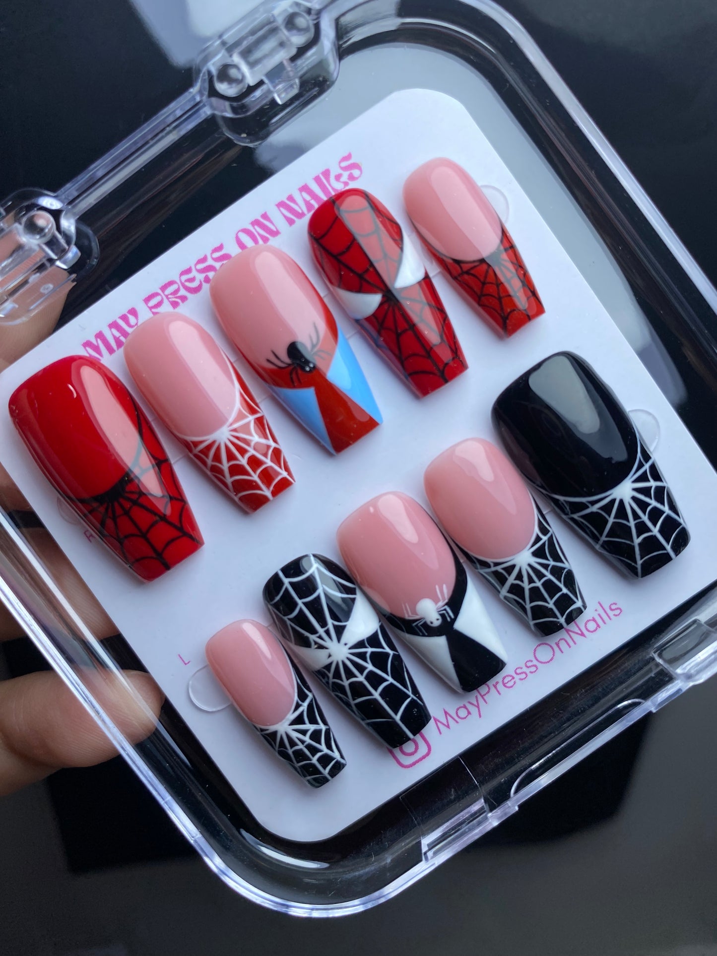 Autumn press-on nails M14