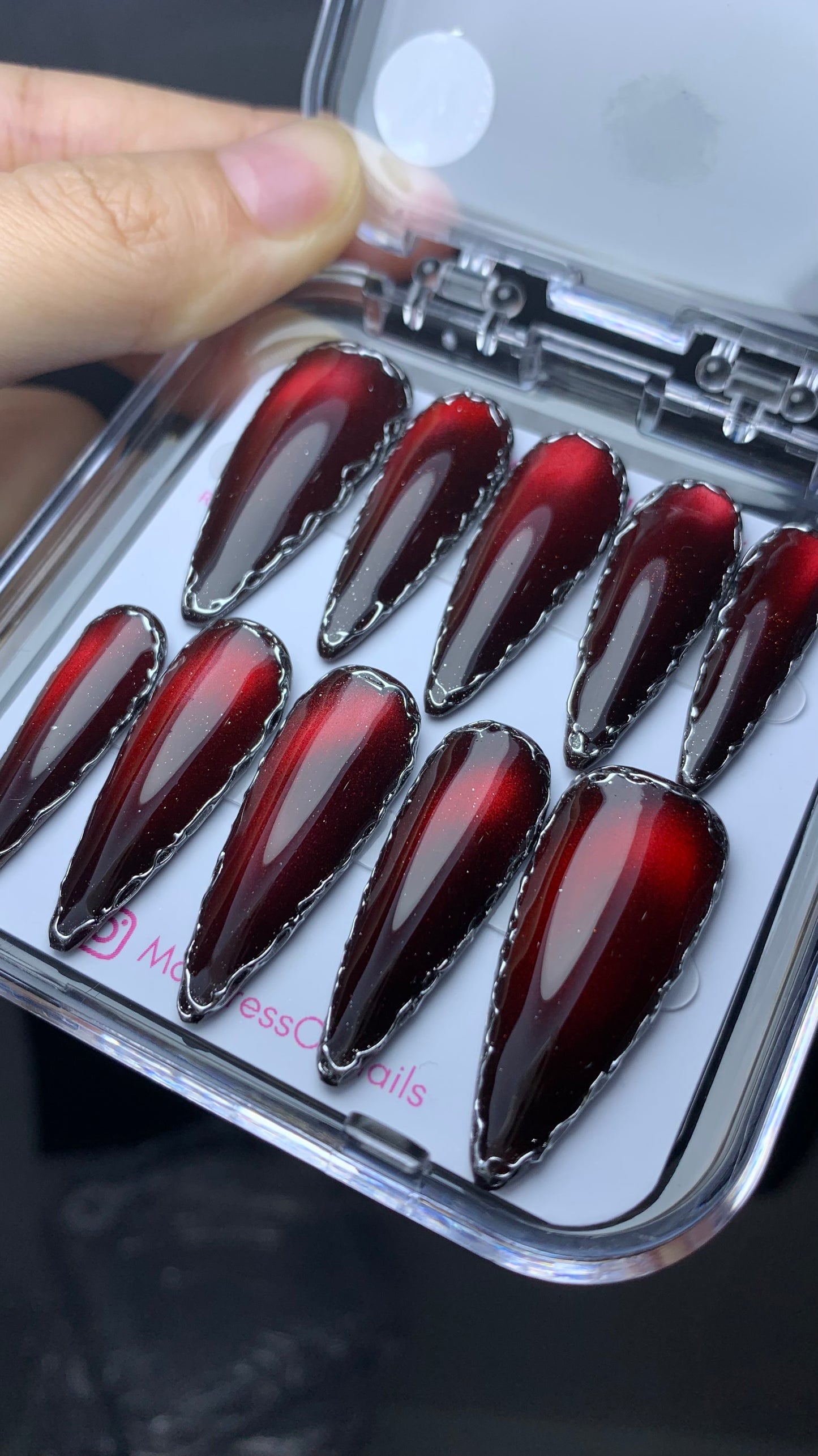 Autumn press-on nails M14
