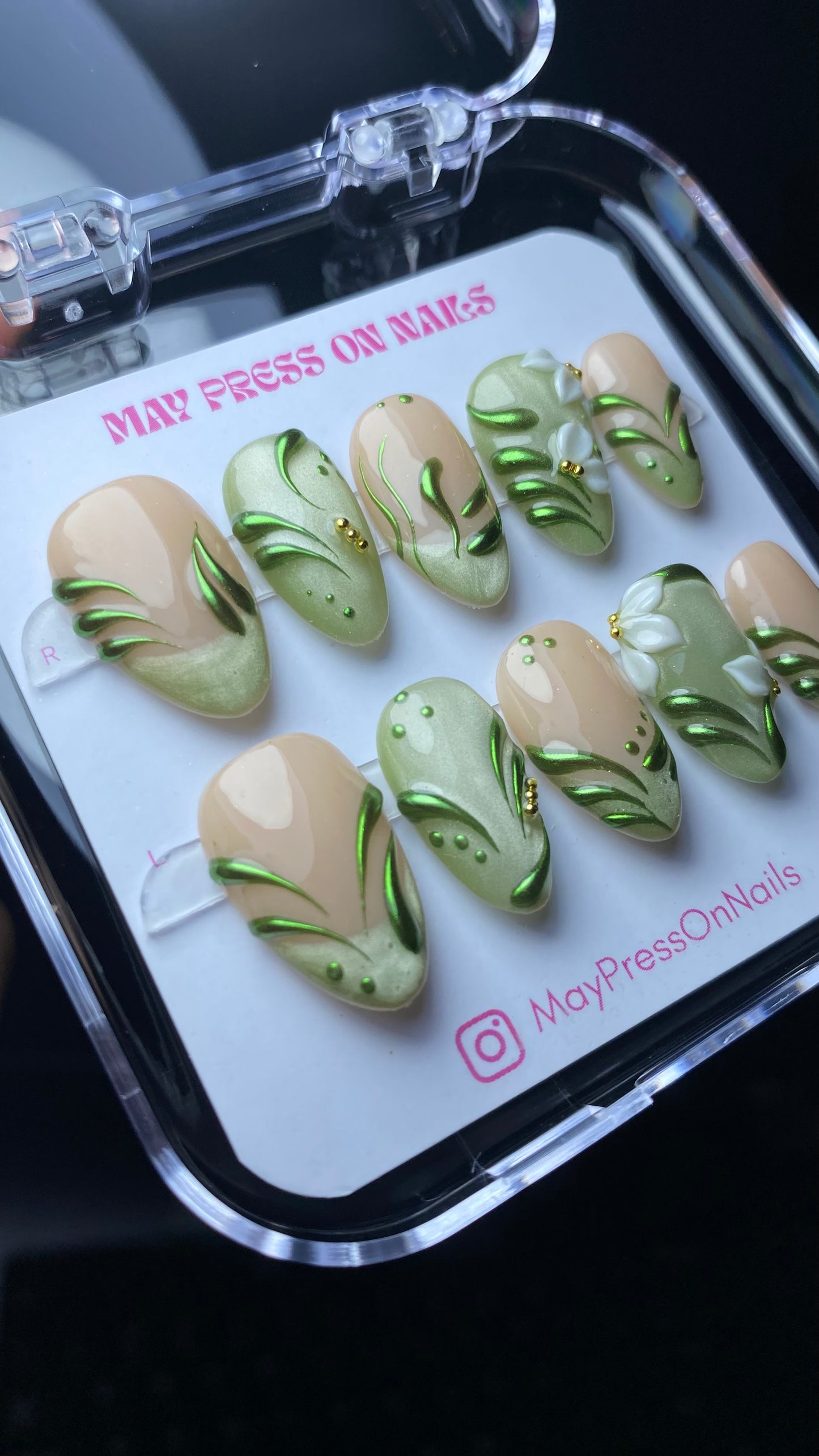 3D Summer Press-On Nails M116