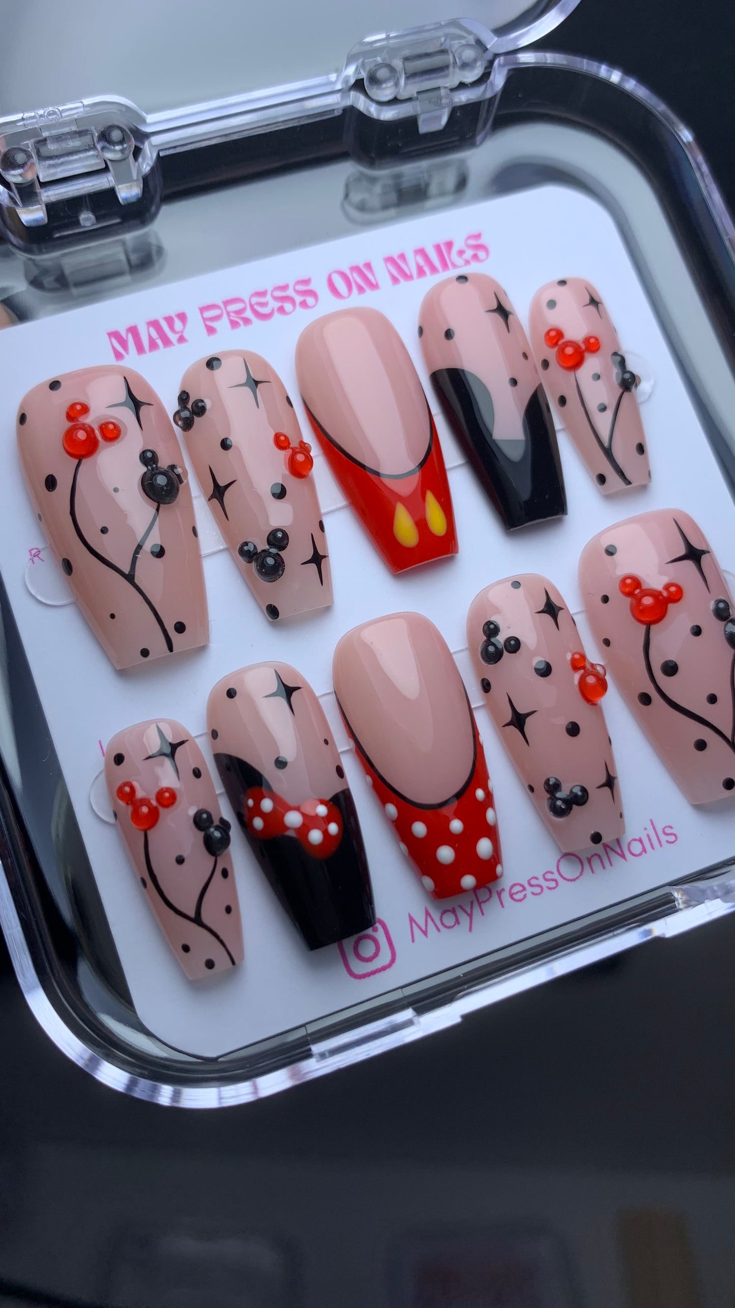 Autumn press-on nails M14