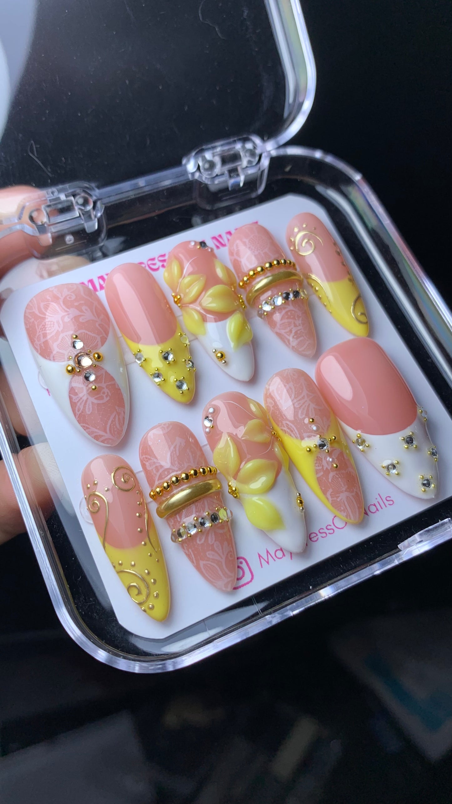 3D Summer Press-On Nails M05
